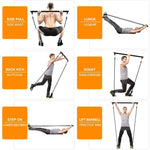 High Quality Fitness Booty Resistance Elastic Band Workout Set for Home Exercise Training Gym Dumbbell Harness Expander Equipment