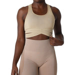 Bra Top Spandex Woman Fitness Elastic Breathable Breast Enhancement Leisure Sports Underwear