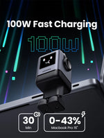 UGREEN Uno 100W GaN Charger Robot Design QC4.0 3.0 PPS PD 3.0 Fast Charger for iPhone 17 16 15 Pro Macbook Air Laptops Tablets