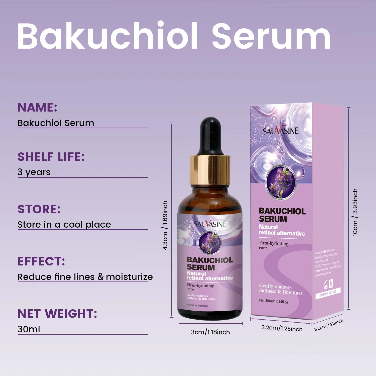 Bakuchiol Face Serum – Anti-Aging & Anti-Wrinkle