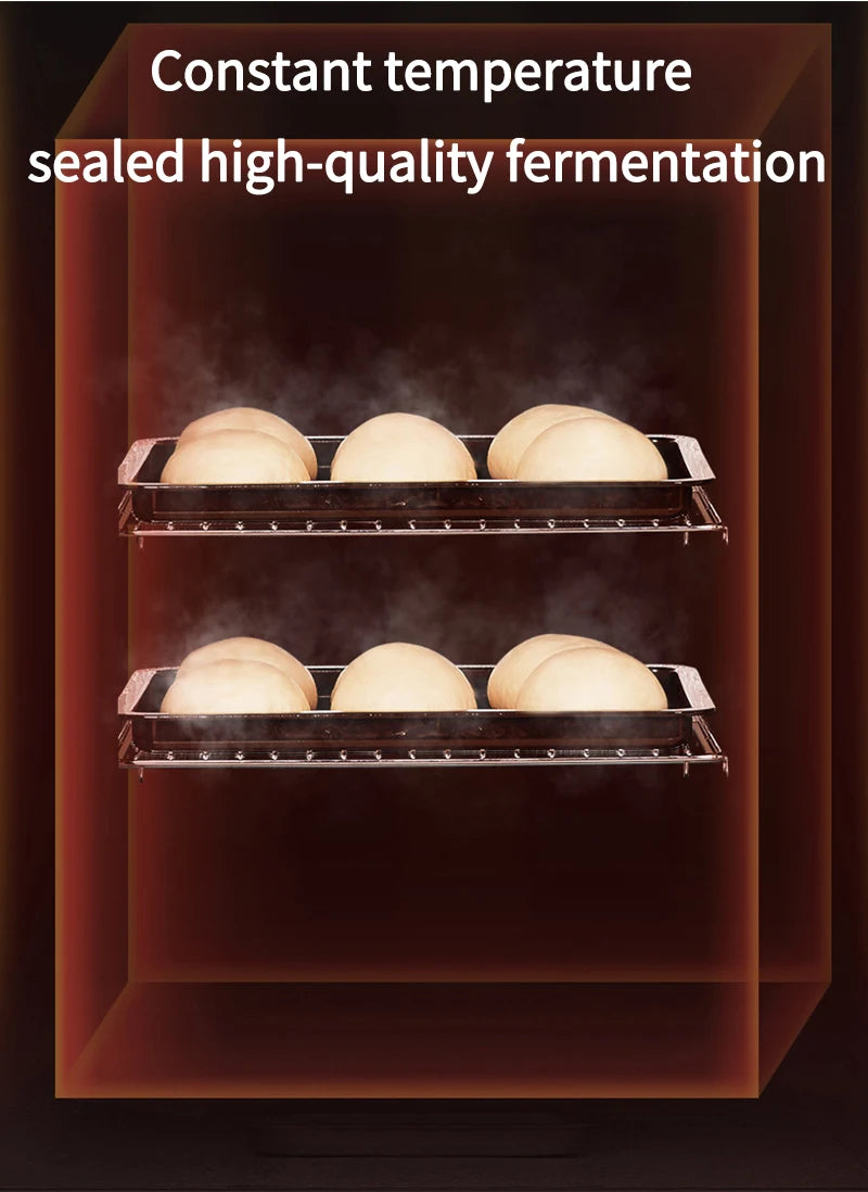 40L 220V Professional Bread Fermenter Kitchen Dough Yogurt Bread Fermentation Machine Humidity Control High Efficiency Household