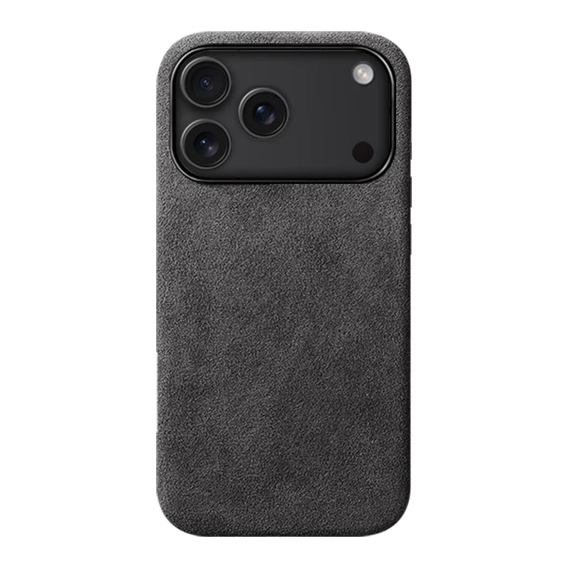 Premium Genuine Italy Imported Alcantara Magnetic Case for iPhone 17Pro 17Air 17 Pro Max with MagSafe Business Soft Touch Cover