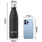500ML Stainless Steel Thermos Mug Sports Water Bottle Cold and Hot Thermal Cups Vacuum Travel Tumbler Mug Thermal Bike Bottle