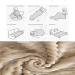 Striped Flannel Blankets For Beds Solid Pink Blue Color Soft Warm Mink Throw Sofa Cover Bedspread Beach Airplane Travel Blankets