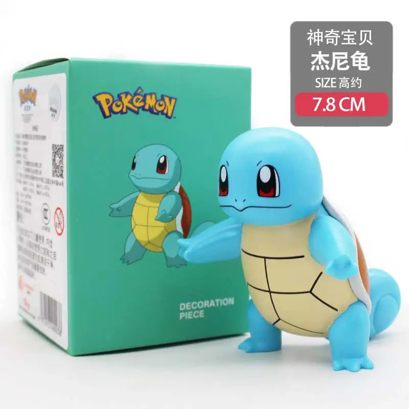 Hot Pokemon Anime Figures Pikachu Toys Model Charmander Psyduck Squirtle Jigglypuff Bulbasaur Kawaii Collect Dolls Action Figure