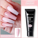 UR SUGAR 15ml Extension Gel Nail Polish Bright Nude White Clear Semi Permanent UV Hard Gel Nails Finger Prolong Gel Varnish Set
