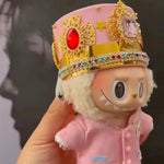 Gd With G-Dragon Labubu Baby Clothes 17cm Suit Pendant Plush Doll Clothes Cute Doll Clothes Vinyl Keychains Clothes