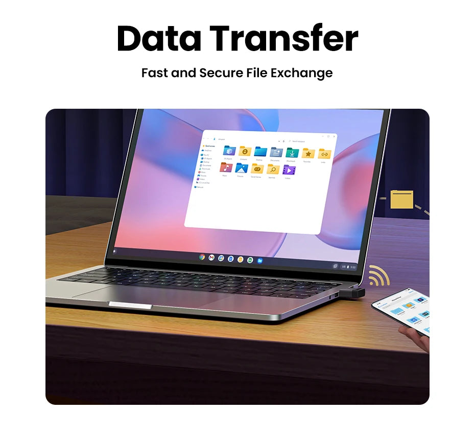 UGREEN USB Bluetooth Adapter, Bluetooth 6.0 Dongle for PC Windows 11/10/8.1, Bluetooth Receiver & Transmitter for Keyboard/Mouse