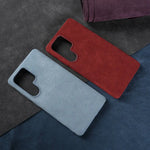 Full Coverage Magnetic ALCANTARA Case For Samsung Galaxy S25 Ultra S24 S23 S21 for Magsafe Artificial Leather Suede Phone Cover