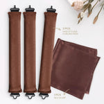 Heatless Hair Curler 27cm Sleep-friendly Heatless Curling Wand 3.5 Diameter Large Wave Curling Wand