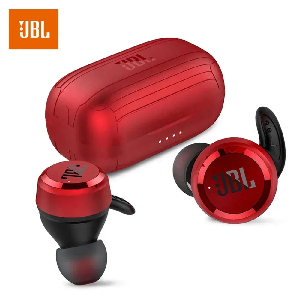 JBL T280 TWS True Wireless Bluetooth Earbuds – Sports Waterproof IPX5, Deep Bass, Mic & Charging Case