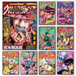 Anime J-JoJo Bizarre Adventure Poster Sticky Wall Art Printing Waterproof Home Living Bed Room Bar Aesthetic Decor