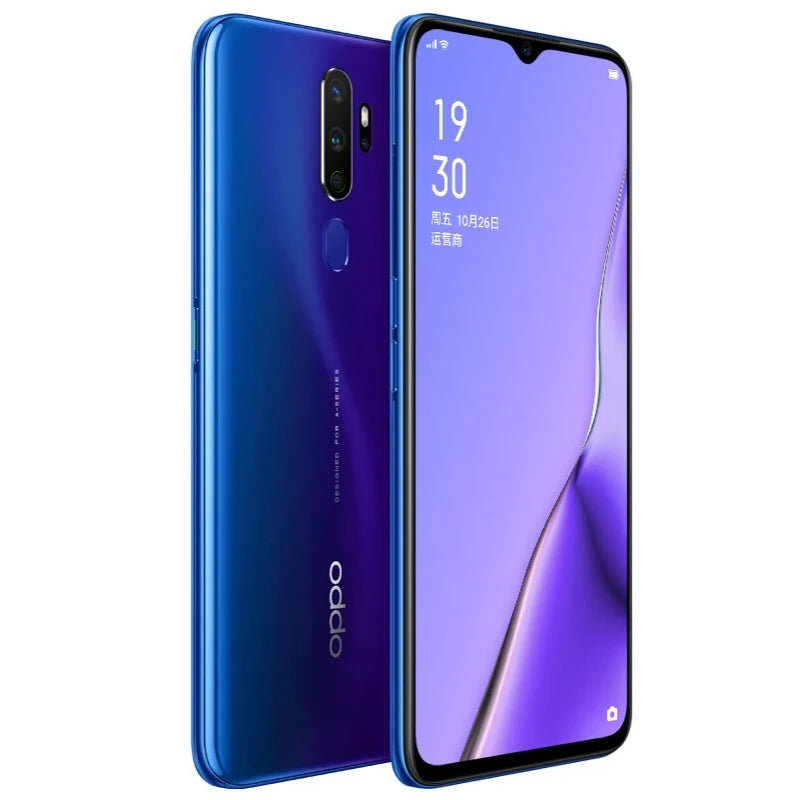 OPPO A9 2020 smartphone Global firmware 48MP Quadruple camera Dual SIM Snapdragon 665 5000mAh used phone
