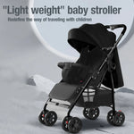 3 in 1 Baby Stroller Prams Lightweight Stroller Compact Foldable Stroller Newborn Stroller Travel System Pushchair Baby Buggy