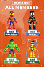 In Stock Genuine Blokees Marvel Spidey Amazing Friend Spider-Man Miles Ant-Man Anime Figure Action Figure Model Collection Toys