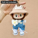 Ropa Labubu Cute Monkey Adventure Clothes Bear Rabbit Bib Pants Overalls Animal-themed Pendant Labubu Outfit Macaron Costume