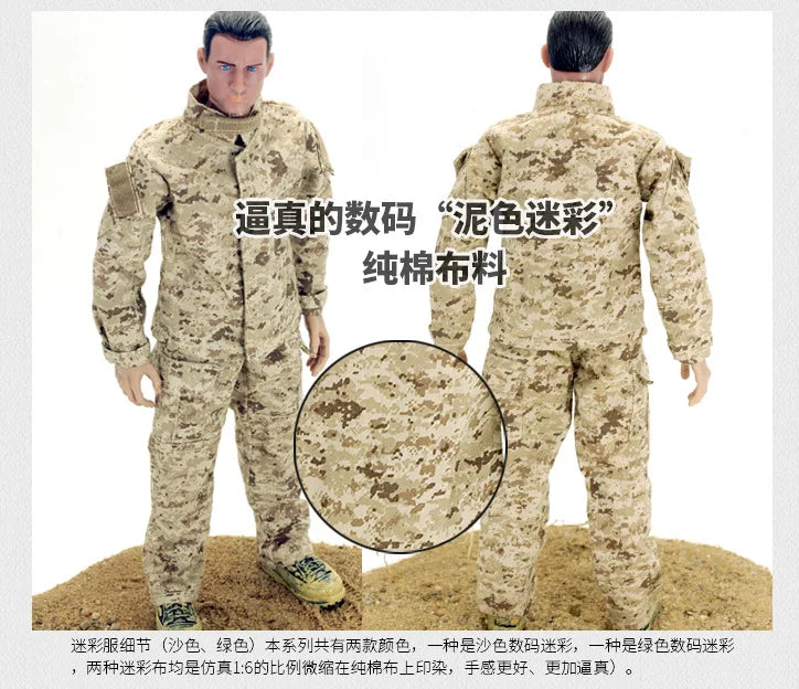 1/6 Action Figure Military Army 30cm Combat Swat Police Soldier With Gun Forces Model Toys