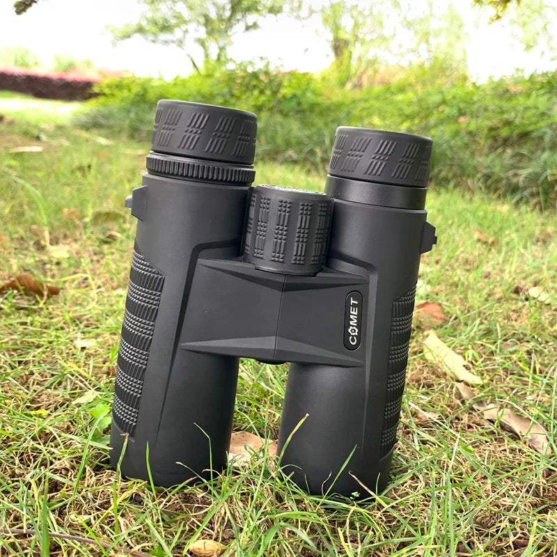 COMET 8x42 10X42 Powerful Binoculars Long Range Waterproof Bak4 Telescope Night Vision High Clarity For Tourism Hunting Camping