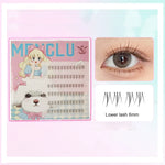 Upgraded Sunflower False Eyelashes No Glue Fake Lashes  Natural Reusable Band-Free Lashes Manga Lash Makeup Korean