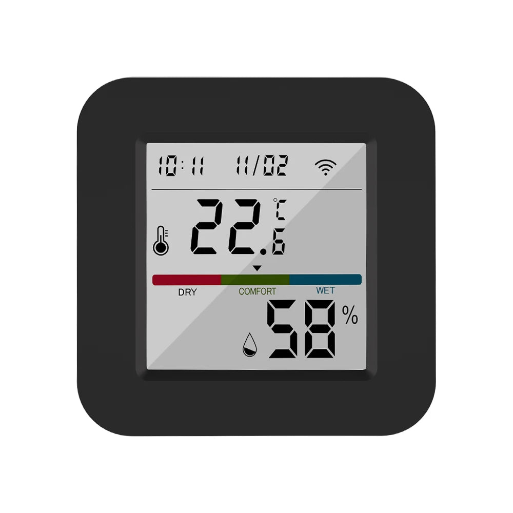 Tuya Smart Universal IR Remote With Temperature Humidity Sensor for Air Conditioner TV AC Works with Alexa Google Home Yandex