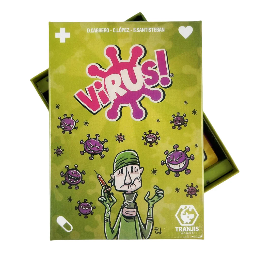 Virus! 1, 2, 3 Card Game – Contagiously Fun Party Game (English Version)