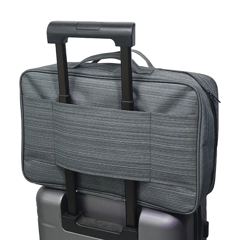 Luggage Travel Cup Holder Free Hand Multiple Pockets Travel Cup Storage Bag Suitcase Bottle Holder Fits Roll on Suitcase Handles