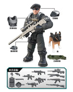 WW2 Eagle Special Forces Military Action Figures Soldiers SWAT Model Building Blocks Bricks Boy's Toys Boys Action Figure