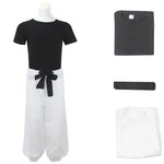 Jujutsu JJK Manga Anime Fushiguro Toji Satoru Gojo Cosplay Costume Wig T-shirt Pants Rose Net Halloween Christmas
