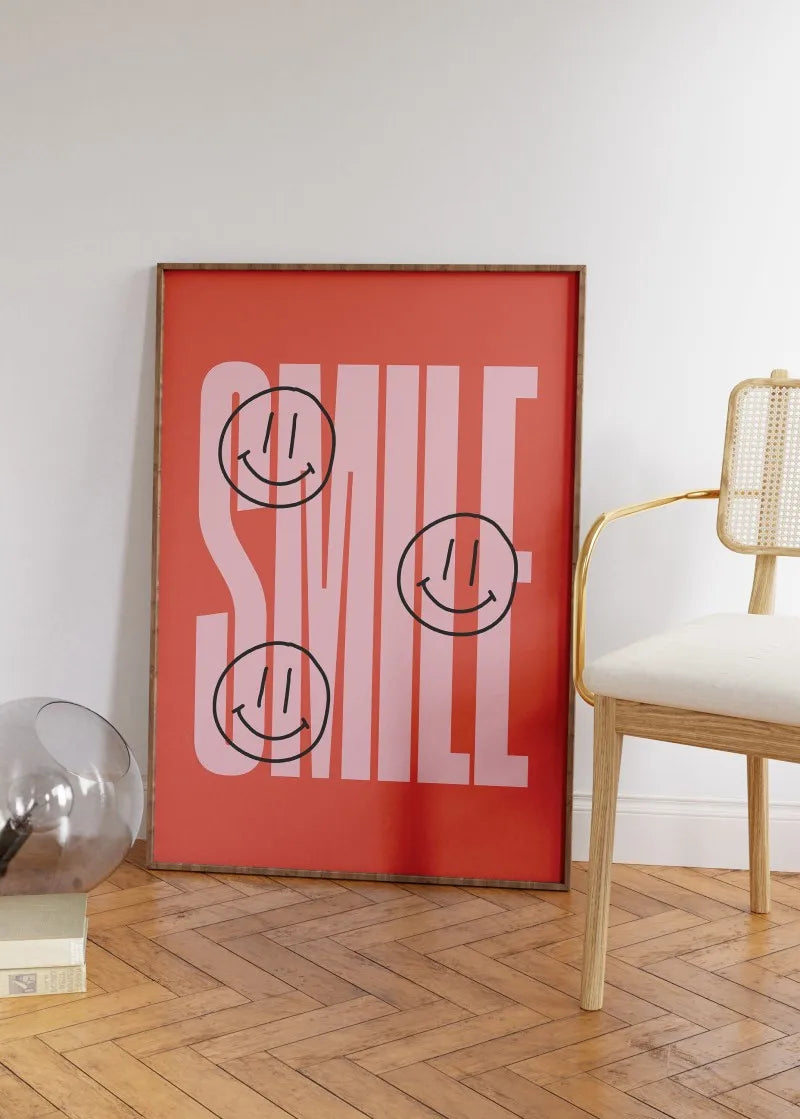 Chaos Typography Art Print and Posters Modernist Wall Art Chaos Quote Canvas Paintings Preppy Aesthetic Living Room Picturess