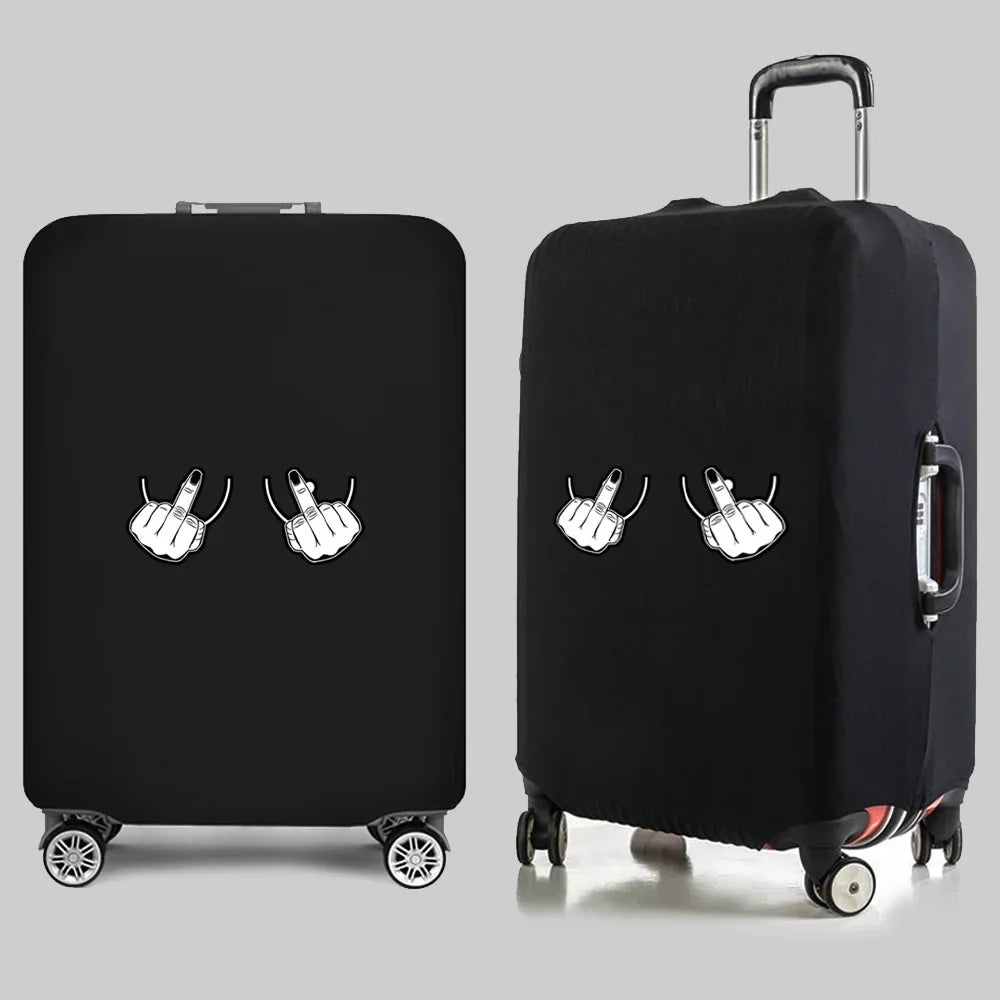 Luggage Covers Suitcase Cover Fashion Travel Essentials Funny pattern 18-32 Inch Traveling Accessories Protective Trolley Case