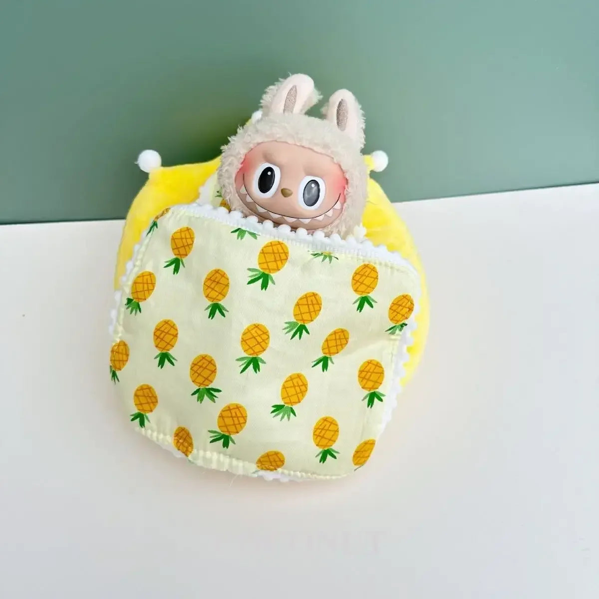 Doll Bed Sleeping Bag For 17cm Ropa Labubu Plush Toy & Accessories Cute Set Home Warmth Girl Gift