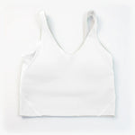 Sports yoga bra with a gathered U-back