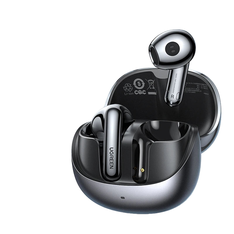 UGREEN Wireless Bluetooth Earphones Semi-Open ANC Adaptive Active Noise Cancelling Earbuds LDAC Hi-Res Audio Headphones Headset