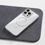 Ultra Thin Hard PC HD Transparent Magnetic Case For iPhone 17 Pro Max 16 15 14 Plus 13 12 Magsafe Wireless Charge Clear Cover