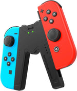 Switch Joy-Con Charging Grip for Switch & OLED Model, Play While Charging, Portable V-Shaped Switch Joy-Con Controller Charger