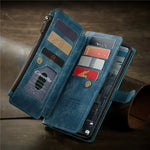 Business Flip Leather Case For Samsung Galaxy A56 A36 A16 A55 A35 A25 A15 A54 A34 A14 A53 A33 A13 A52 Zipper Wallet Card Cover