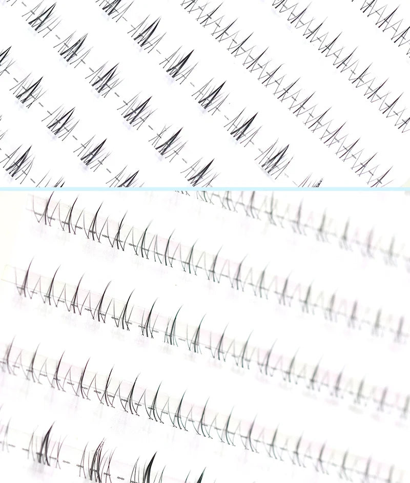 5-7mm Air Lower Eyelashes Fairy Fake LashesSegmented Natural Under Lashes Manga Bottom Lashes Makeup Eyelash Makeup Tool10 Rows