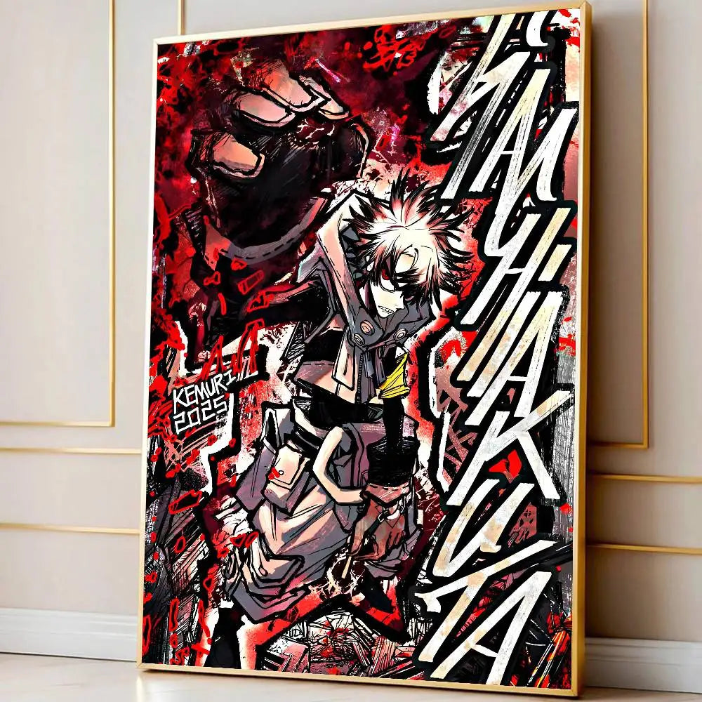 Hot Cool Anime G-Gachiakuta Poster Modern Waterproof HD Wall Art Decal Self-Adhesive Aesthetic Decor For Home Living Room Bedroo