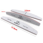 5/25Pcs/Lot Nail File Mix Color 80/100/150/180/240 Grit Professional Sandpaper Cuticle Remover Buffer Files Manicure Tool Set