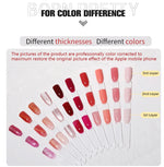 BORN PRETTY 30ml Glitter Pink Hard Jelly Nail Extension Gel Nail Polish Milky White Clear Color Soak Off UV Construction Gel