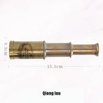 Retro Brass Monocular Telescope Study Desktop Ornaments Home Decoration Model Room Shooting Window Display Handmade Telescope