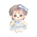 For 15/17cm Labubu  Plush Doll's   Bow Dress  Clothes  Outfit Doll Accessories