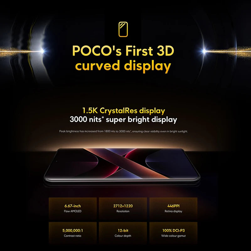 Global Version POCO X7 5G Smartphone Dimensity 7300-Ultra 6.67
