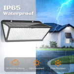 Super Bright Solar Wall Lamp with 3-Mode Solar Powered Flood Lights, IP65 Waterproof for Outdoor Yard and Street