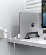 UGREEN Vertical Laptop Stand For MacBook Pro Aluminum Portable Notebook Stand Laptop Support MacBook Air Pro Tablet Phone Stand