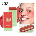 Make Up Multi Functional Blush Stick Easy Color Rouge Blusher Cream Waterproof High Color Rendering Brightening Skin Tone Hot