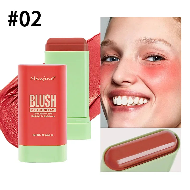 Make Up Multi Functional Blush Stick Easy Color Rouge Blusher Cream Waterproof High Color Rendering Brightening Skin Tone Hot