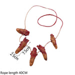 Halloween Horror Hanging Pendant Fake Dead Mouse Bat Broken Hand Feet Halloween Party Home Haunted House Scary Decoration Props