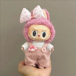 New Labubu Clothing Popular New Products Fashion Velcro 17cm Doll Cute Dress Casual Set Skirt Plush Toy Clothing