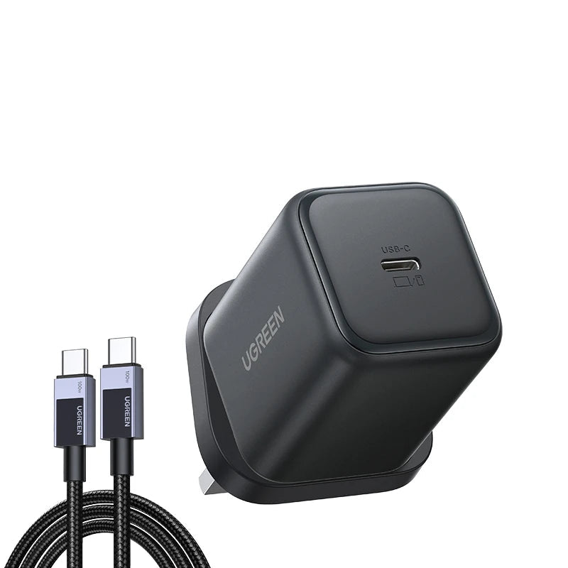 UGREEN 45W GaN Charger PD3.0 PPS QC3.0 Quick Charge For Samsung S25 S24 Ultra iPhone 17 16 15 Pro Max iPad Tablet Fast Charger